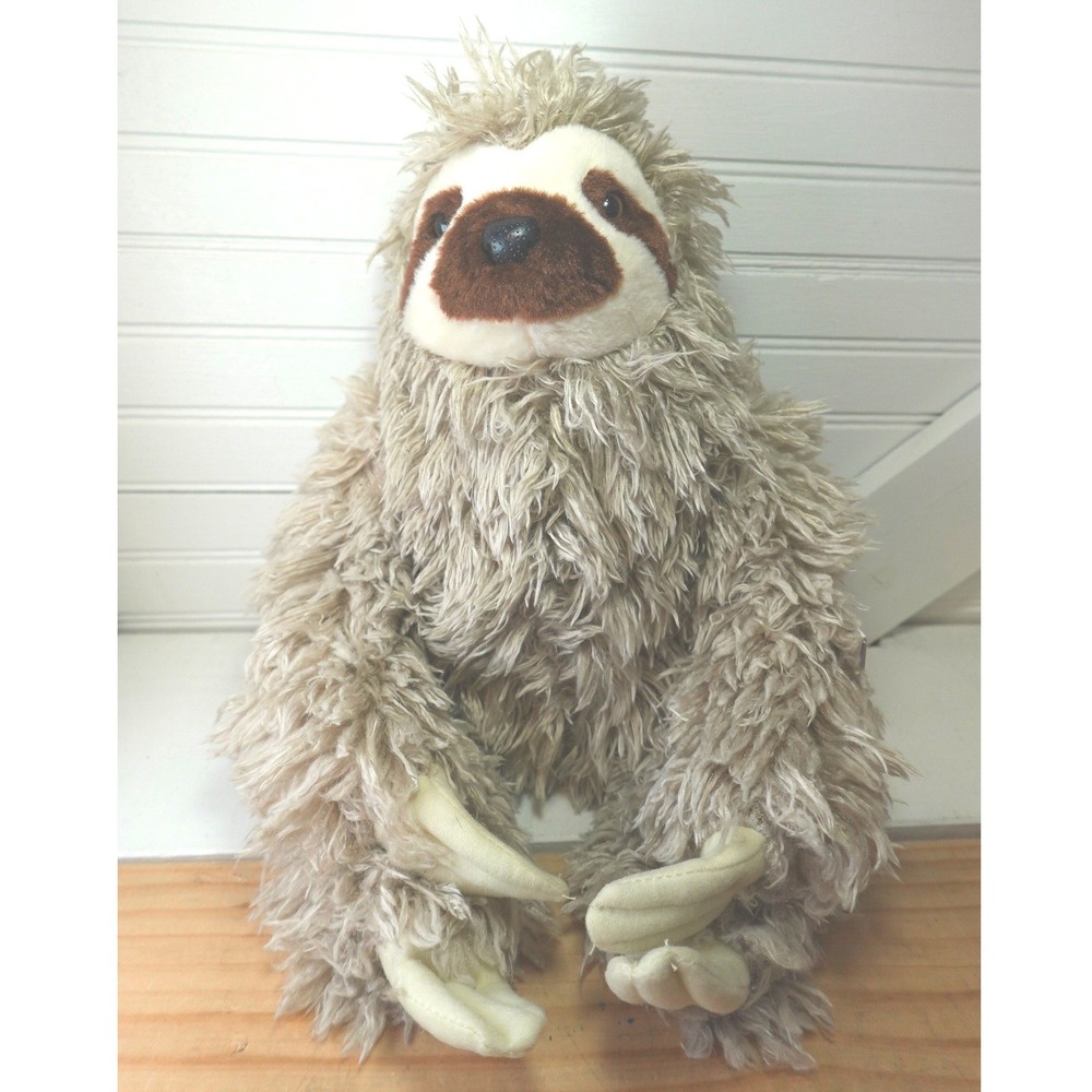 Cuddlekins Eco Three Toed Sloth Plush 12" Stuffed Animal Wild Republic Tags